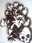 Vanitas-2-Acrylic-on-Paper-120-x-100-cm