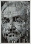 DSK, Portrait of Dominique Strauss-Kahn Quote:â€œCash + Muffâ€� media: Stencil on stencil POA size:70 x 100 cm Edition: