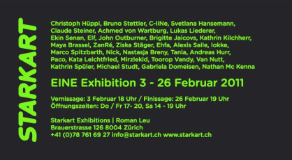 Eine Exhibition, 3 - 26 February 2011