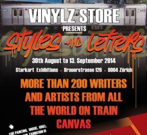 Styles and Letters - Train Canvas Exhibition