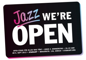 Jazz we're open at Starkart